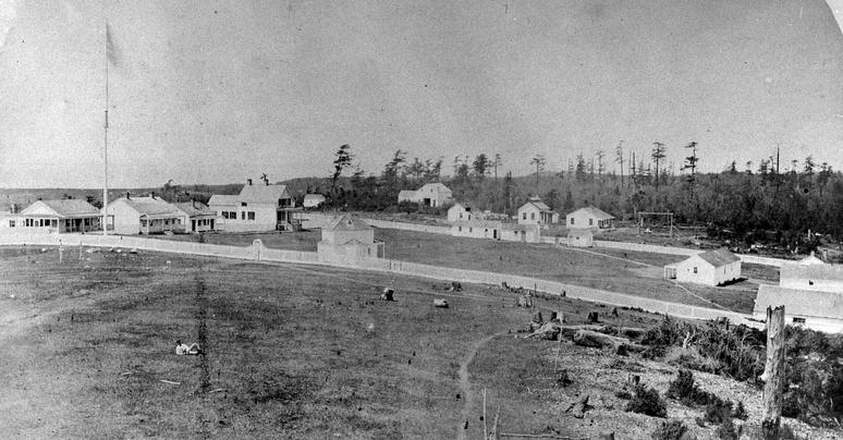 American Camp as it existed in 1868