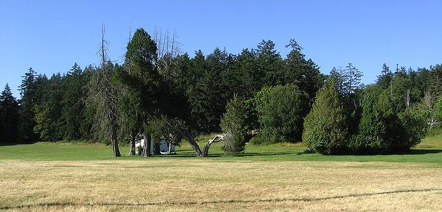 British Camp grounds, National Historical Park, San Juan Island