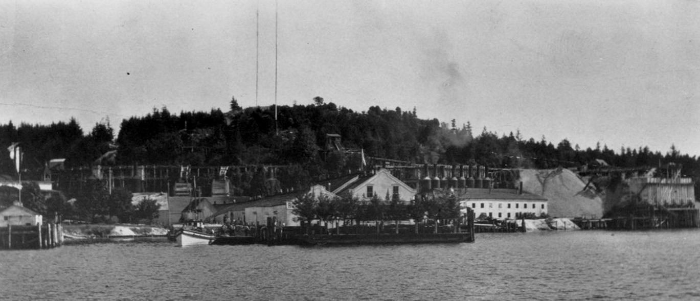 Roche Harbor as seen from the water in full production mode.