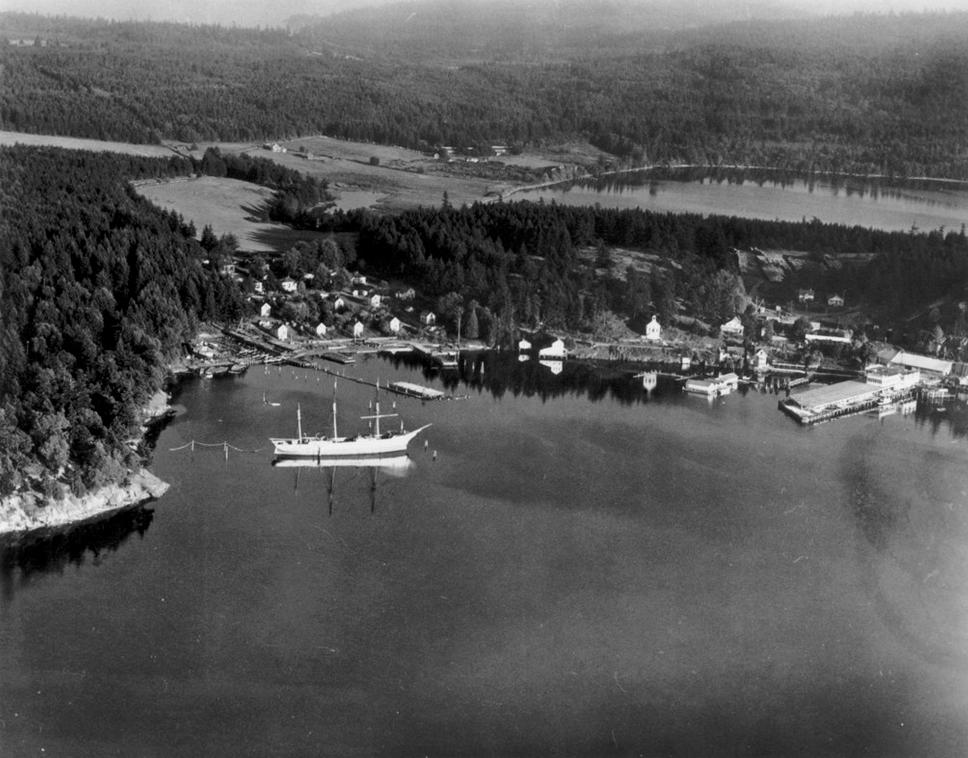 Ariel view of Historic Roche Harbor