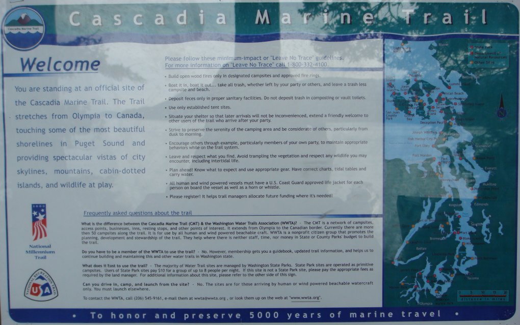 Cascadia Marine Trail information