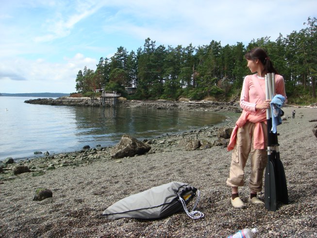 Obstruction Pass State Park features the longest beach on Orcas Island