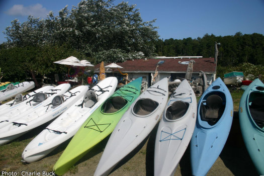 Sea kayaks for rent on Orcas Island