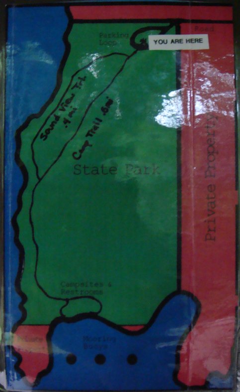 Map of Obstruction Pass State Park